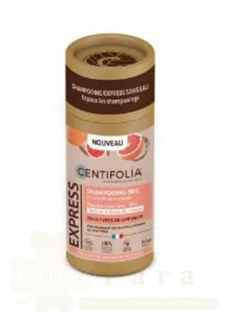 CENTIFOLIA SHAMPOING SEC EN POUDRE PAMPLEMOUSSE ROSE BIO 50G