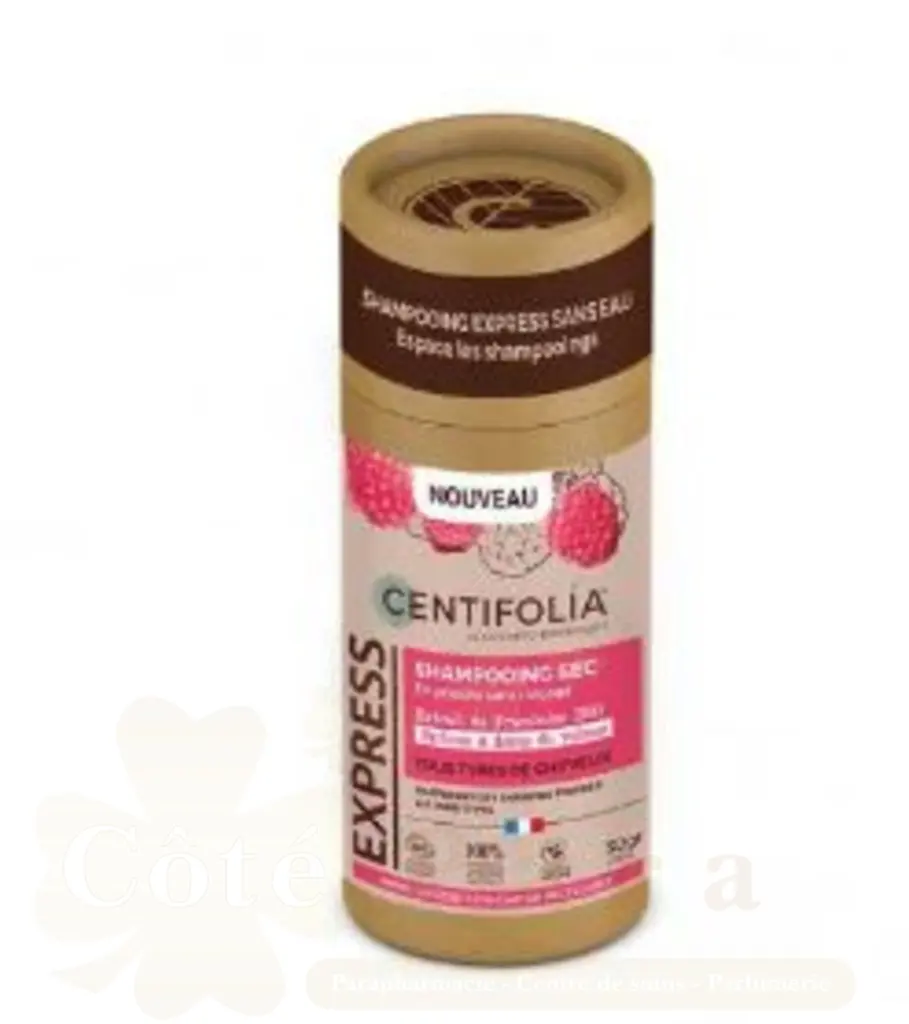 CENTIFOLIA SHAMPOOING SEC EN POUDRE FRAMBOISE BIO 50G