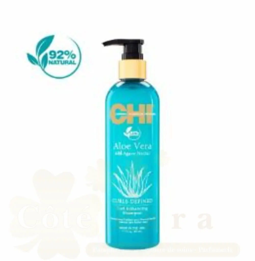 CHI ALOE VERA WITH AGAVE NECTAR CURL ENHANCING SHAMPOO 340ML