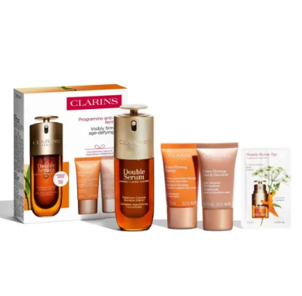 CLARINS COFFRET DOUBLE SERUM 9 50ML+EXTRA FIRMING ENRG&DAY 15ML+SOS PRIMER 5ML XMAS24...