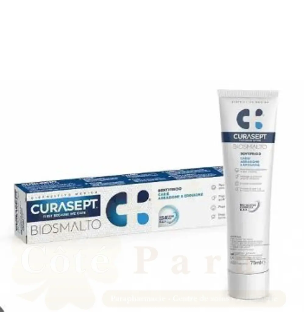 CURASEPT BIOSMALTO DENTIFRICE CARIES ABRASION ET EROSION 75ML CS 02376
