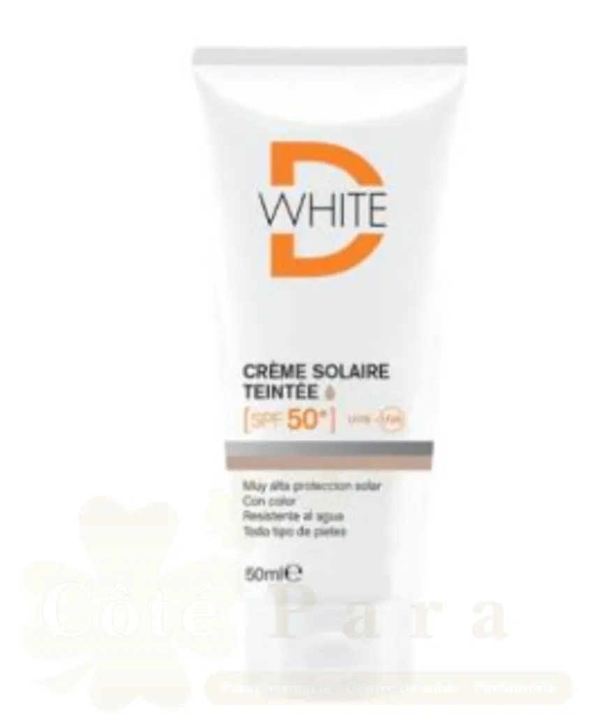 D WHITE ECRAN SOLAIRE TEINTE CLAIR SPF50+ 50ML
