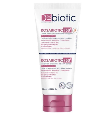 D-BIOTIC ROSABIOTIC CREME SOLAIRE ANTI ROUGEURS SPF50+ 75ML
