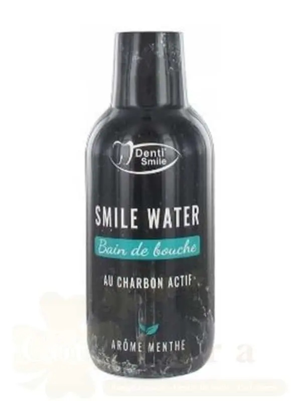 DENTI SMILE BAIN DE BOUCHE BIO AU CHARBON ACTIF 300ML