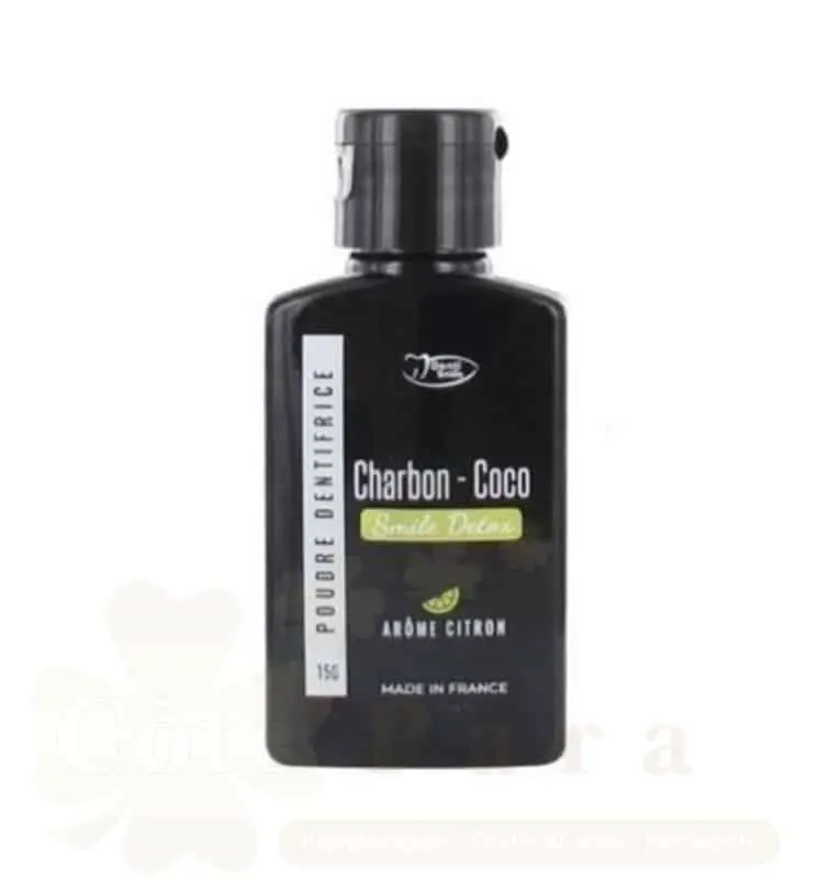 DENTI SMILE CHARBON-COCO POUDRE DENTIFRICE CITRON 15G