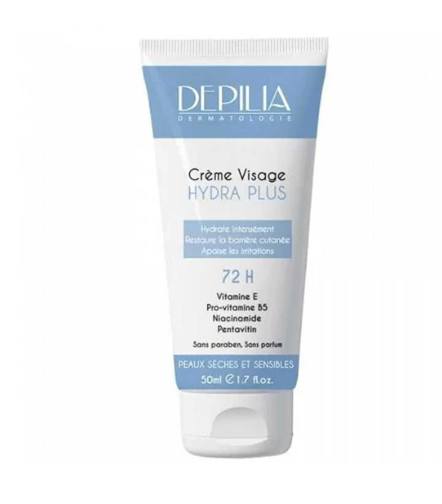 DEPILIA CREME VISAGE HYDRA PLUS 72H 50ML