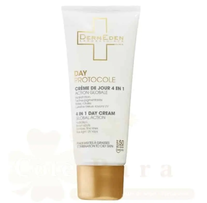 DERMEDEN DAY PROTOCOLE CREME DE JOUR 4 EN 1 PMG 50ML