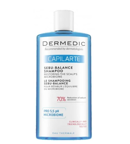 DERMEDIC CAPILARTE SHAMPOOING SEBU-BALANCE POUR CHEVEUX GRAS 300ML