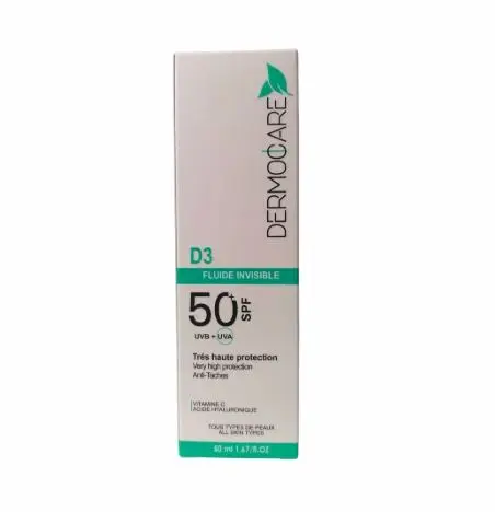 DERMOCARE ECRAN FLUIDE INVISIBLE SPF50+ 50ML NEW