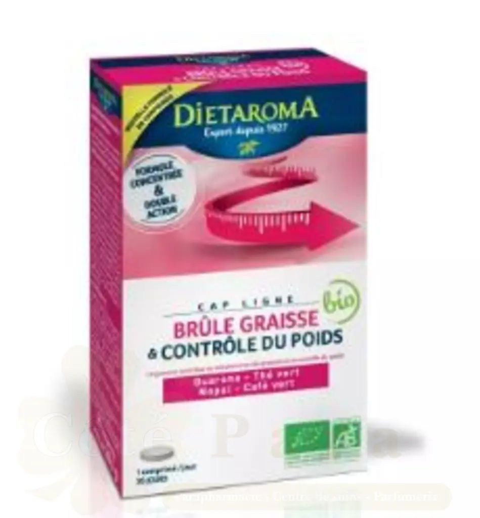 DIETAROMA CAP LIGNE BRULE GRAISSE 30 COMPRIMES