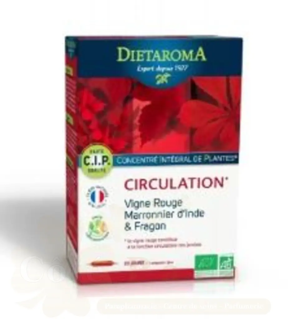 DIETAROMA CIRCULATION VIGNE ROUGE MARRONNIER D’INDE 20AMP