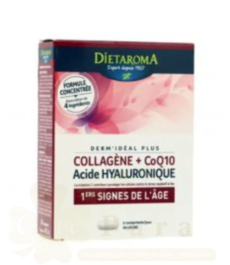 DIETAROMA DERM’IDEAL COLLAGENE +CO Q10 ACIDE HYALURONIQUE 30CP