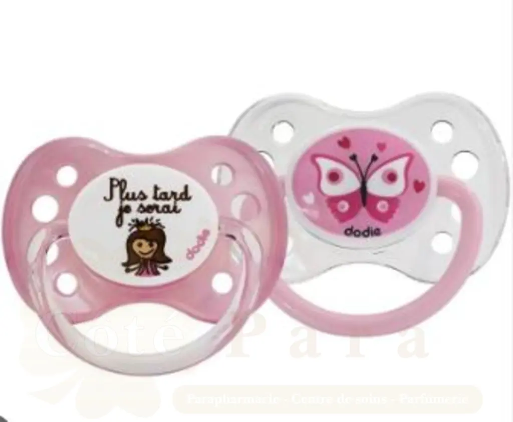DODIE 2 SUCETTES ANATOMIQUES 6M+ N A13 PAPILLON
