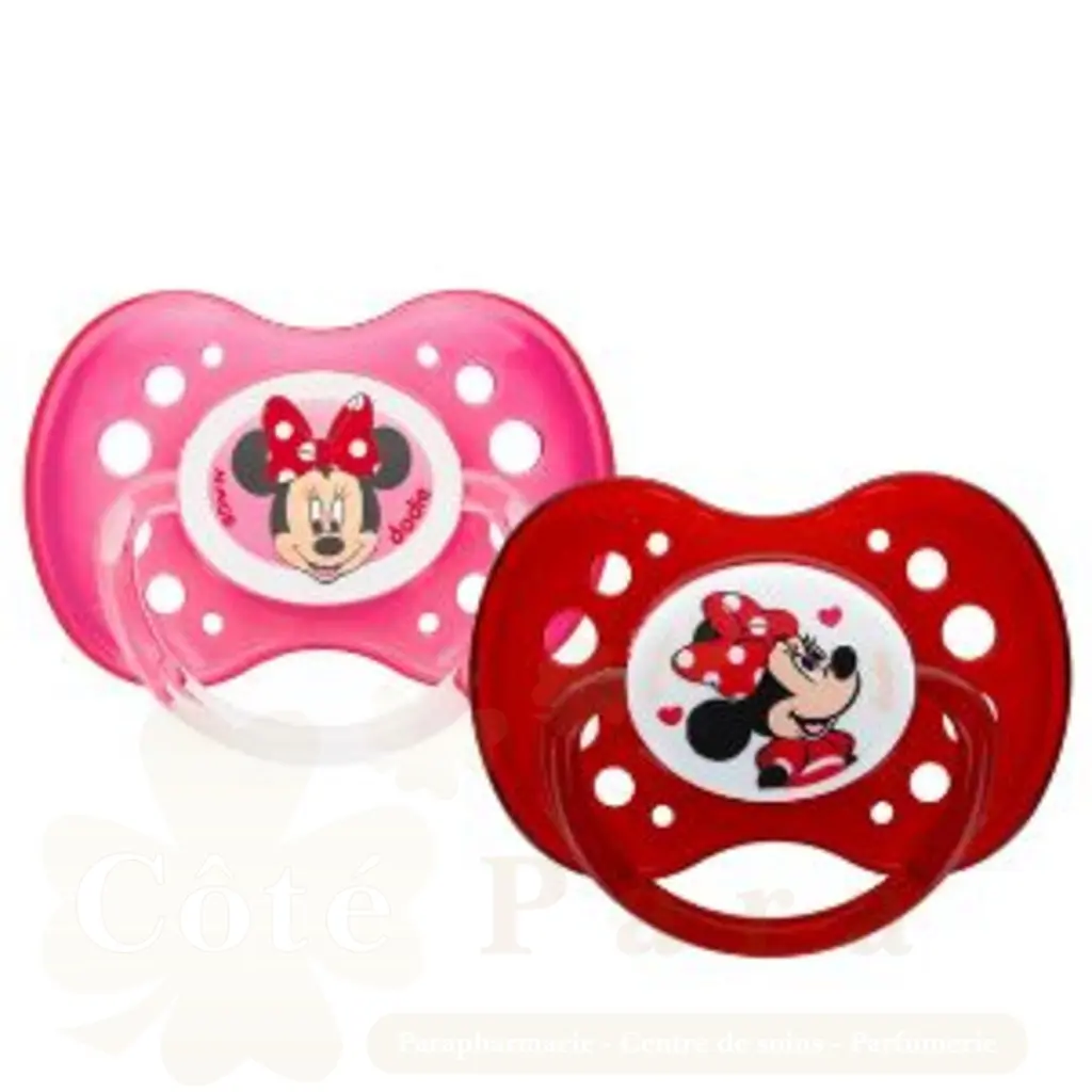 DODIE 2 SUCETTES ANATOMIQUES MINNIE 18M+ N? A66