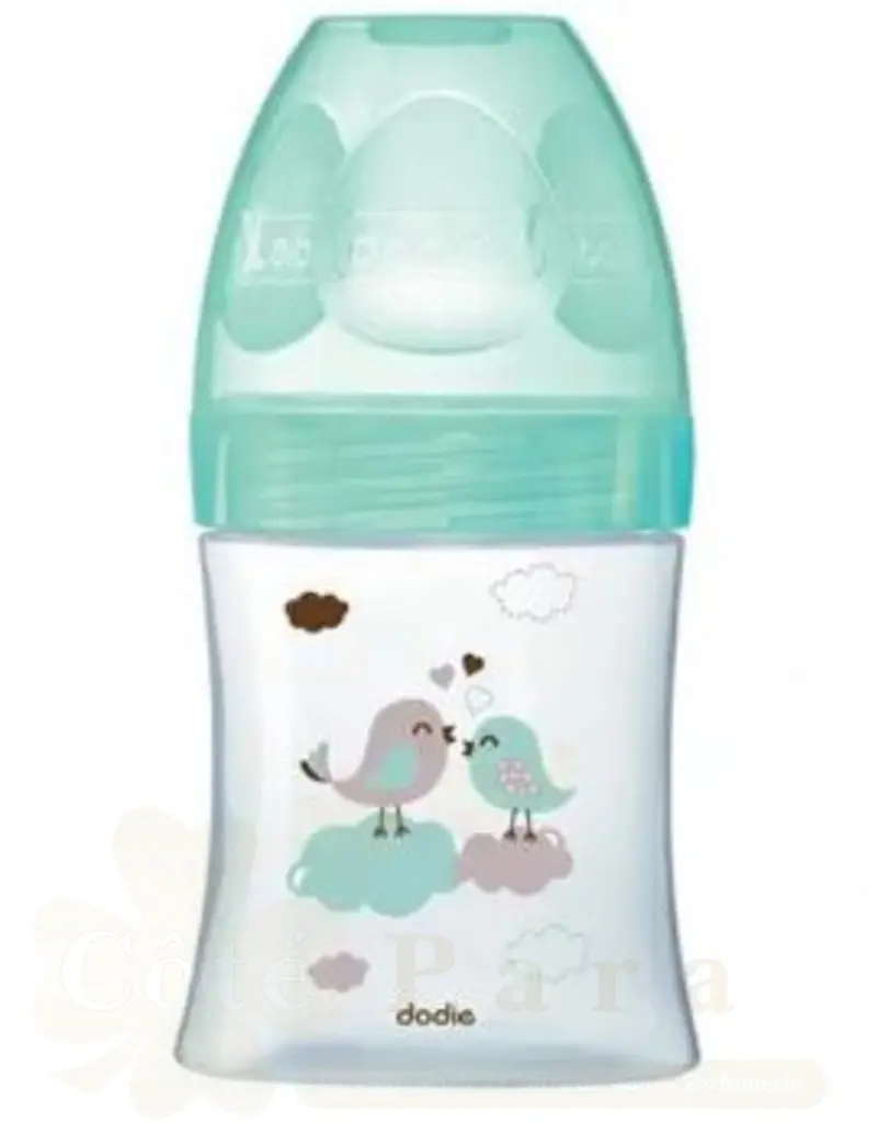 DODIE BIB INITIATION+ VERRE VERT OISEAUX 0-6M 150ML