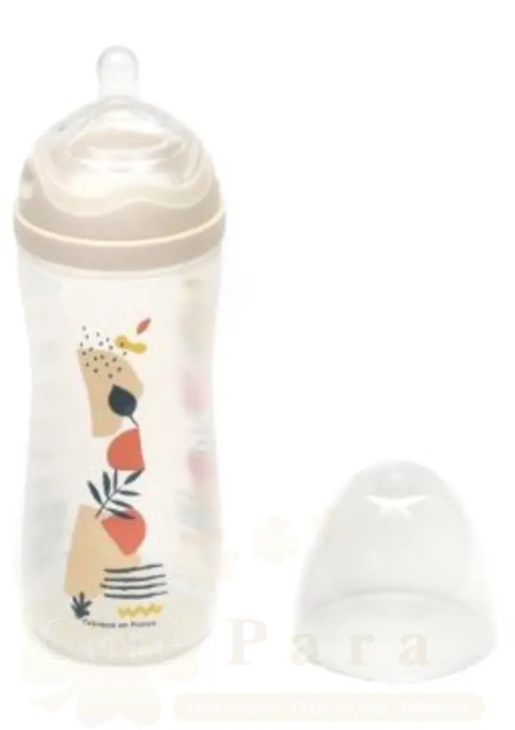 DODIE BIBERON ANTI COLIQUE D3 AVEC TETINE MULTI PERFOREE 6M+ ROSE 330ML