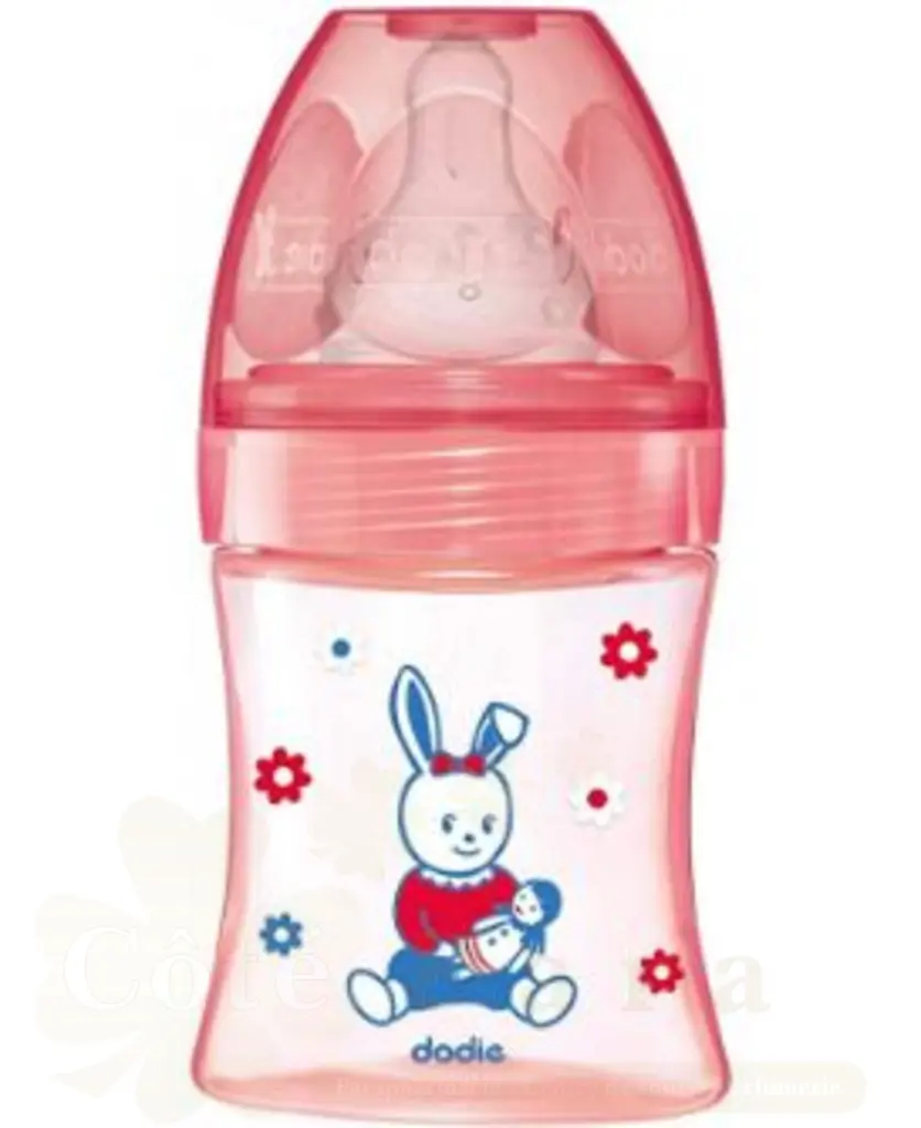 DODIE BIBERON INITIATION+ ROSE POUPEE 0-6M 150ML