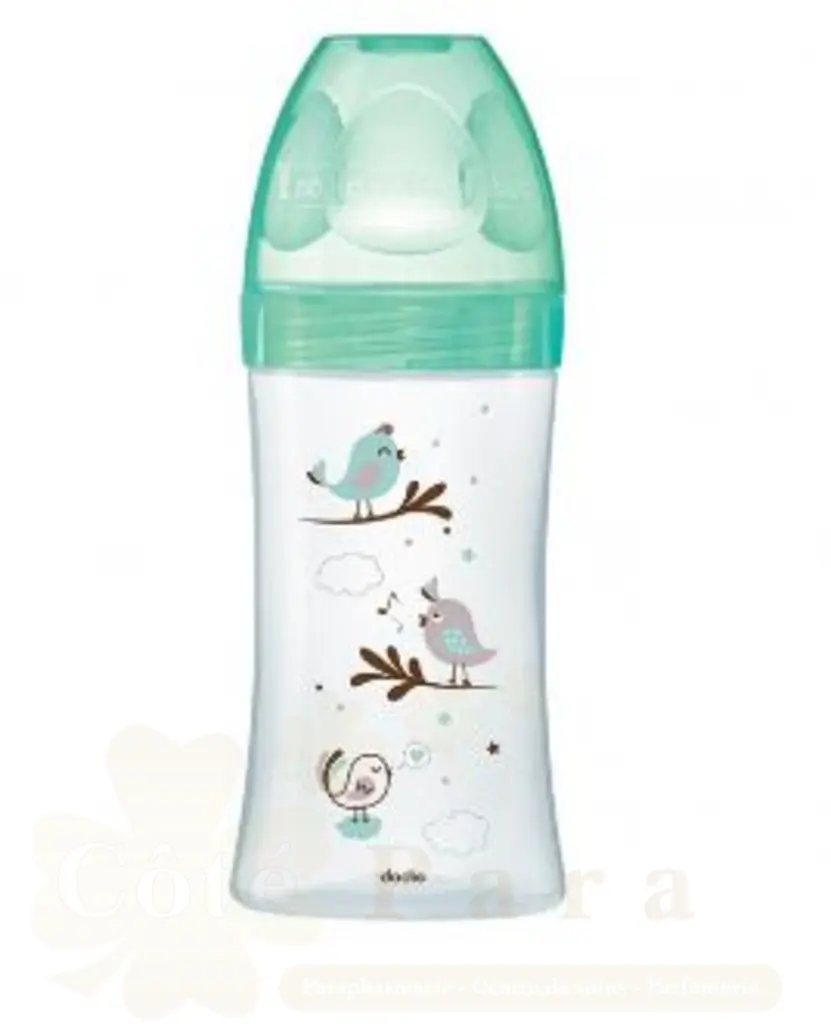 DODIE BIBERON INNIT VERRE 270ML OISEAUX 0-6M