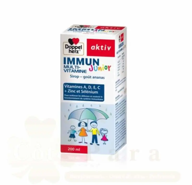 DOPPEL HERZ AKTIV IMMUN JUNIOR MULTI VITAMINE SIROP 200ML NEW