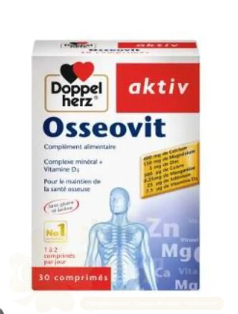 DOPPEL HERZ AKTIV OSSEOVIT 30 COMPRIMES