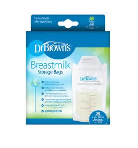 DR BROWNS SACHET DE CONSERVATION DU LAIT MATERNEL *25 UNITES S4005