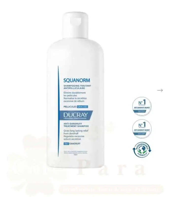 DUCRAY SQUANORM SHAMPOING PELLICULES GRASSES 200ML