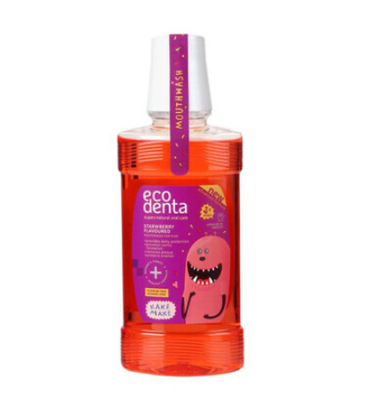 ECODENTA BAIN DE BOUCHE ENFANTS GOUT FRAISE 250ML