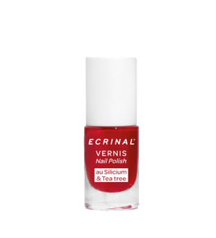 ECRINAL VERNIS SILICIUM & TEA TREE ROUGE PASSION 5ML