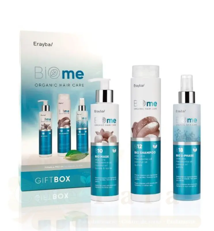 ERAYBA BIOME GIFT BOX BIO SHAMPOOING 250ML+ BIO MASK 200ML+ BIO 2...
