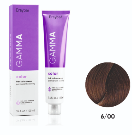 ERAYBA GAMMA COLOR 6.06 BLOND FONCE NATUREL BRUN 270ML