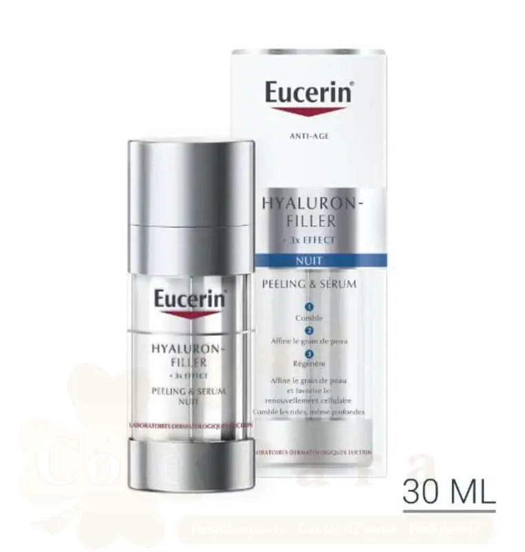 EUCERIN HYALURON FILLER +3X EFFECT PEELING & SERUM
