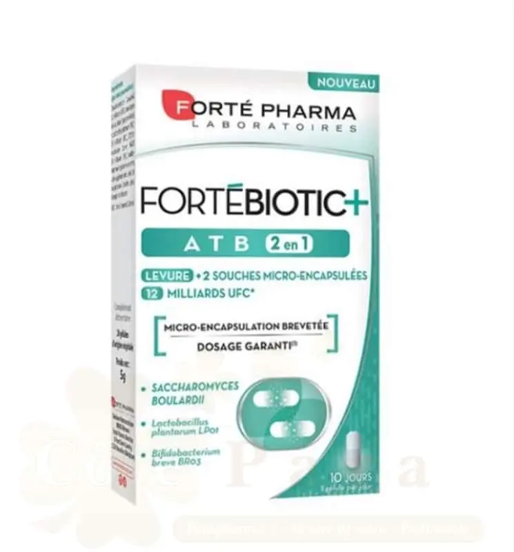 FORTE PHARMA FORTEBIOTIC+ ATB 2EN1 10GELULES