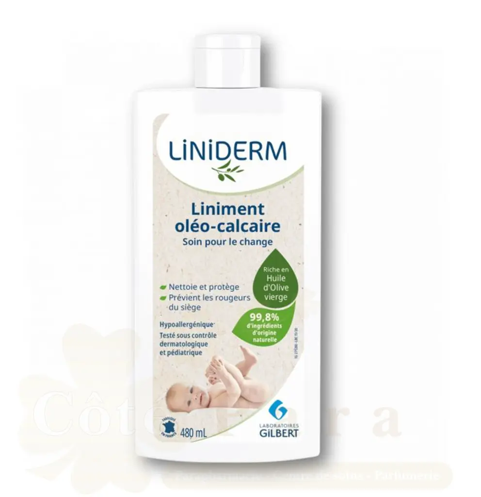 GILBERT LINIDERM LINIMENT OLÉO-CALCAIRE BIO 480ML