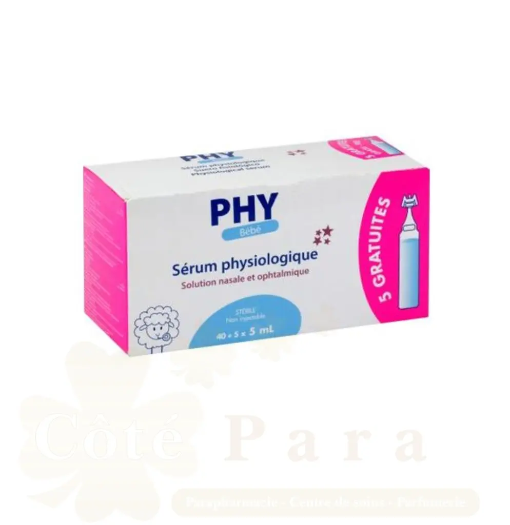 GILBERT PHY SERUM PHYSIOLOGIQUE 40+5*5ML