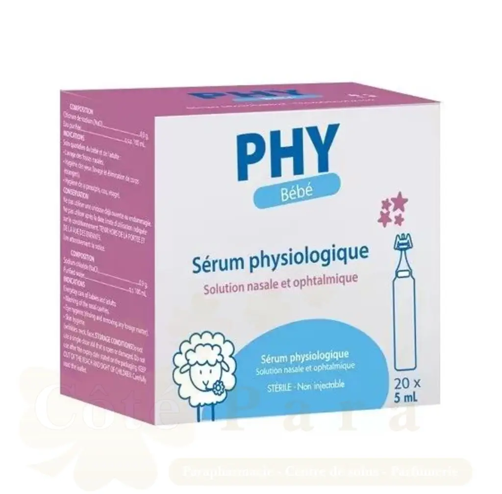 GILBERT PHY SERUM PHYSIOLOGIQUE BTE DE 20*5ML