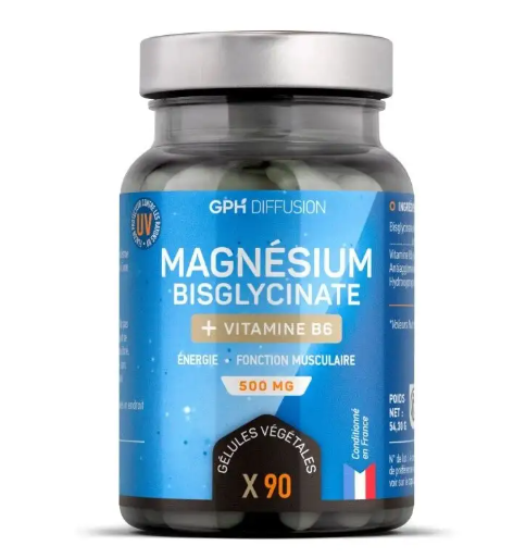 GPH DIFFUSION MAGNESIUM BISGLYCINATE + VITAMINE B6 90 GELULES