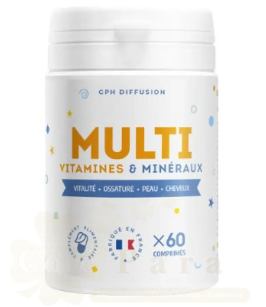 GPH DIFFUSION MULTI VITAMINE & MINEREAUX 60 COMPRIMES