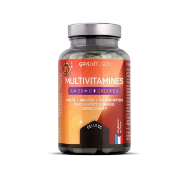 GPH DIFFUSION MULTIVITAMINES A + D3 + C + GROUPE B 60...