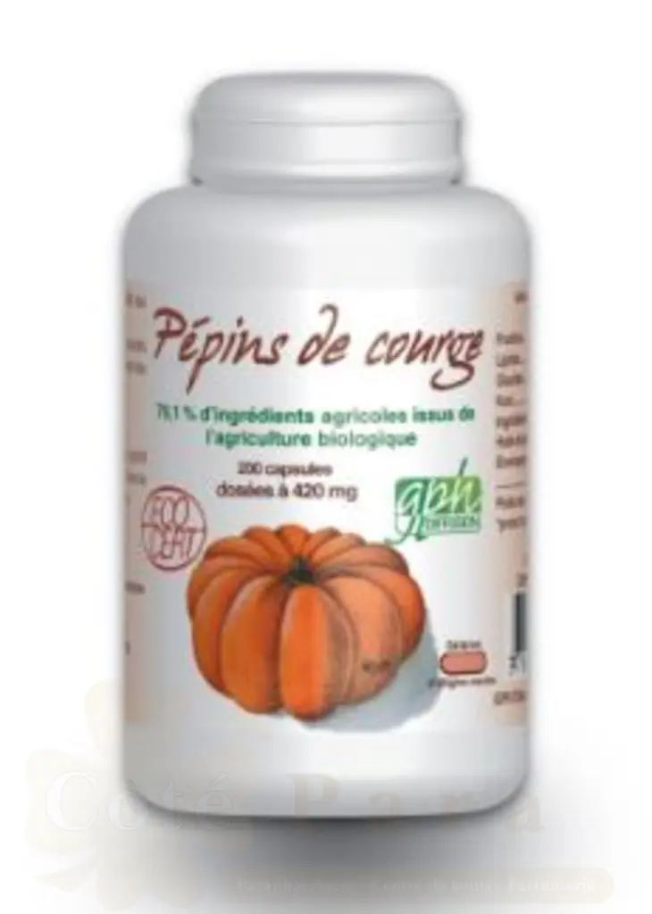 GPH DIFFUSION PEPINS DE COURGE 200 CAPSULES NEW xxxx