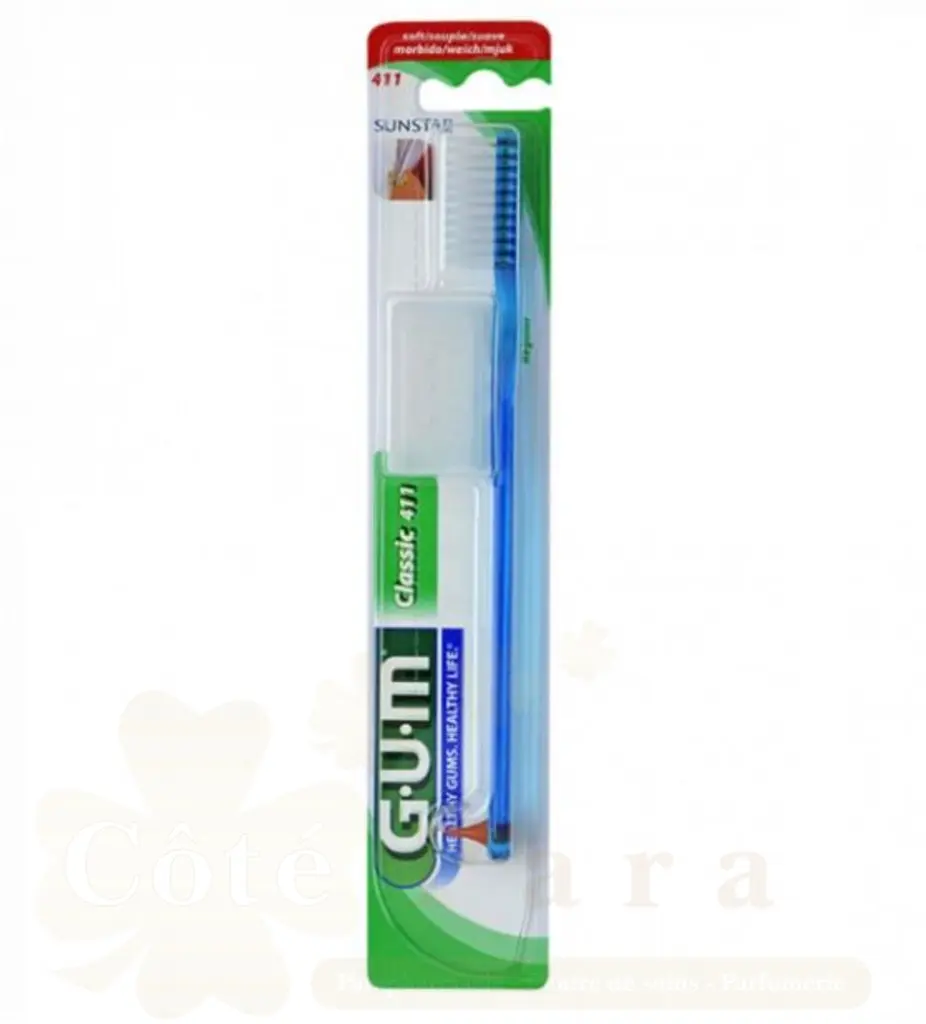 GUM BROSSE A DENTS CLASSIQUE SOUPLE REF 411