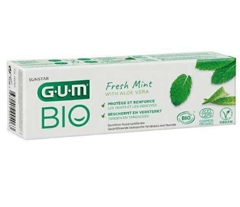 GUM DENTIFRICE BIO MENTHE FRAICHE ALOE VERA 75ML 7020