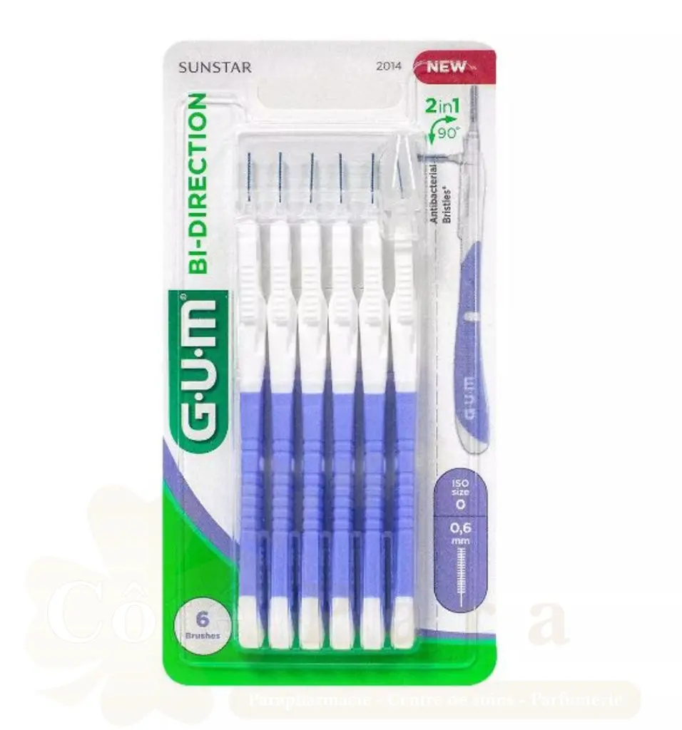 GUM PROXABRUSH 0.6MM ULTRA MICRO-FINE REF 2014