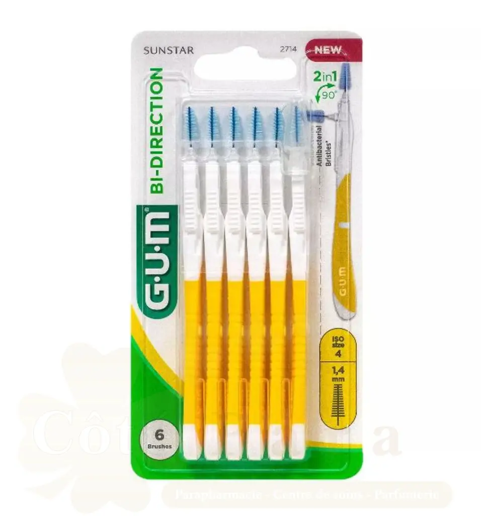 GUM PROXABRUSH 1.4MM ULTRA MICRO-FINE REF 2714