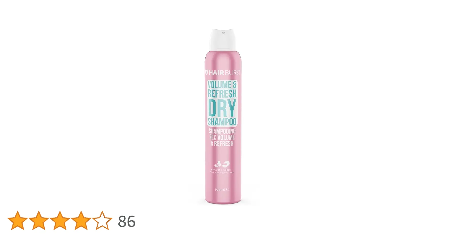 HAIRBURST SHAMPOING SEC VOLUME ET REFRESH 200ML