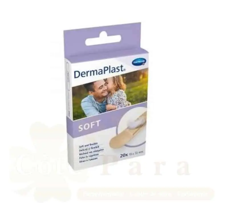 HARTMANN DERMAPLAST PANSEMENT ADHESIF SOFT 19*72MM