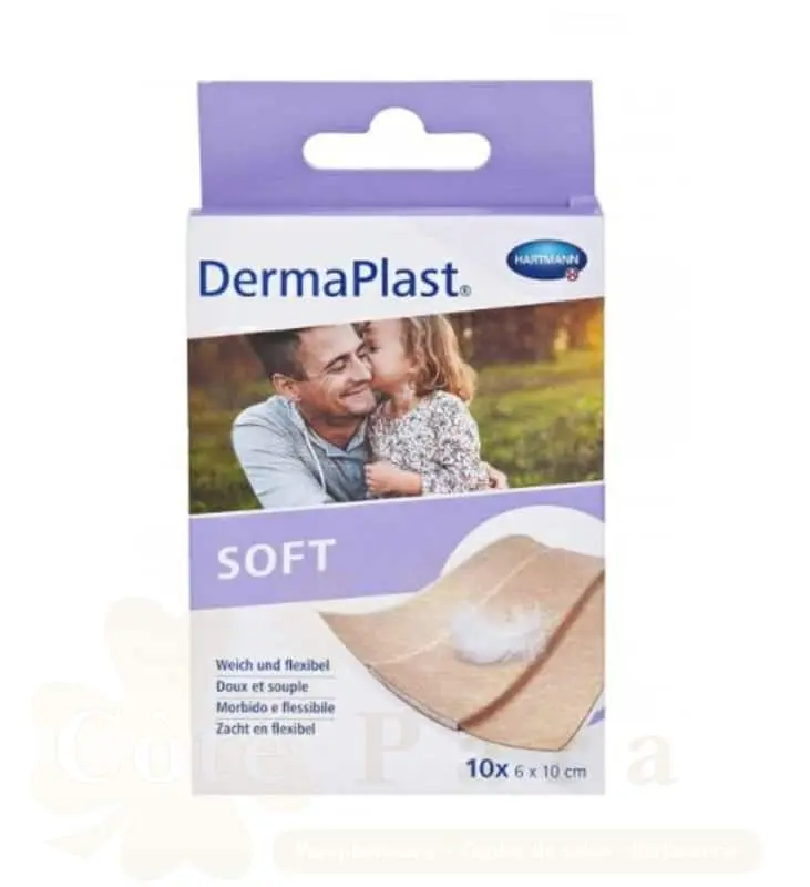HARTMANN DERMAPLAST PANSEMENT ADHESIF SOFT 6*10CM