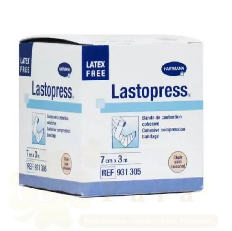 HARTMANN LASTOPRESS BANDE DE CONTENTION COHESIVE 7CMX3M REF931305