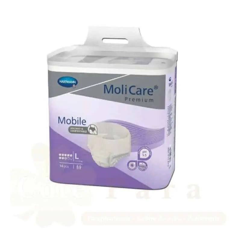 HARTMANN MOLICARE MOBILE SUPER SLIP ABSORBANT LARGE NUIT X14 Unites