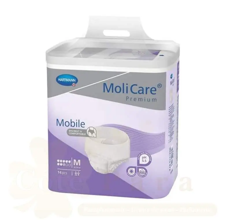 HARTMANN MOLICARE MOBILE SUPER SLIP ABSORBANT MEDIUM/NUIT X14U REF 915872