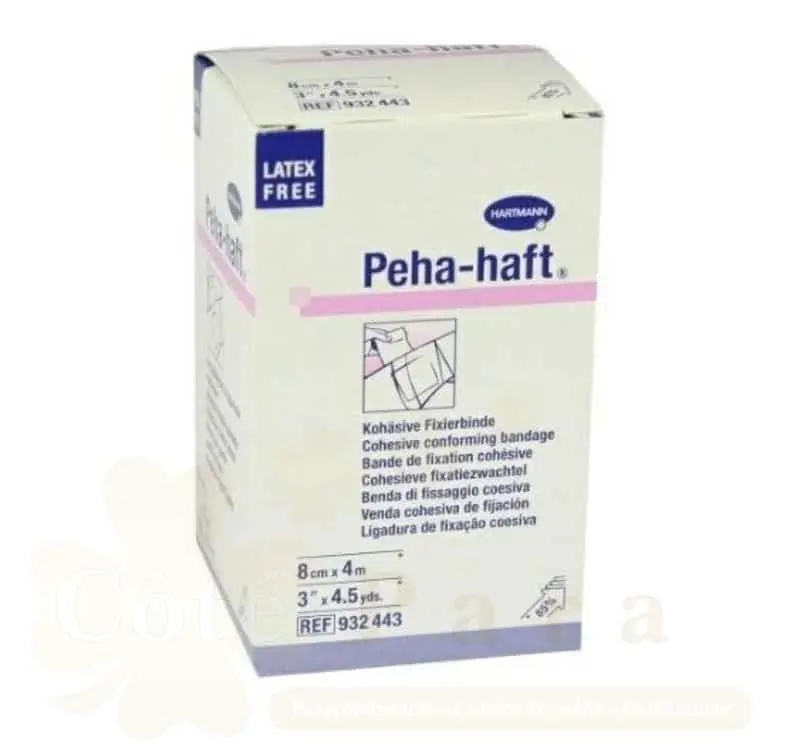 HARTMANN PEHA HAFT LATEX FREE BANDE DE FIXATION 8CMX4M